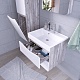 Grossman Мебель для ванной Талис 80 подвесная бетон пайн/белая – картинка-22